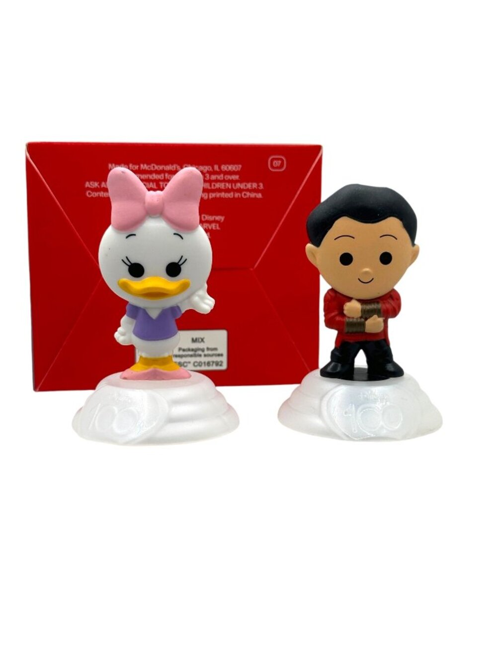 Disney 100th Anniversary Daisy Duck & Marvel Shang-Chi McDonalds 2023 Figurines